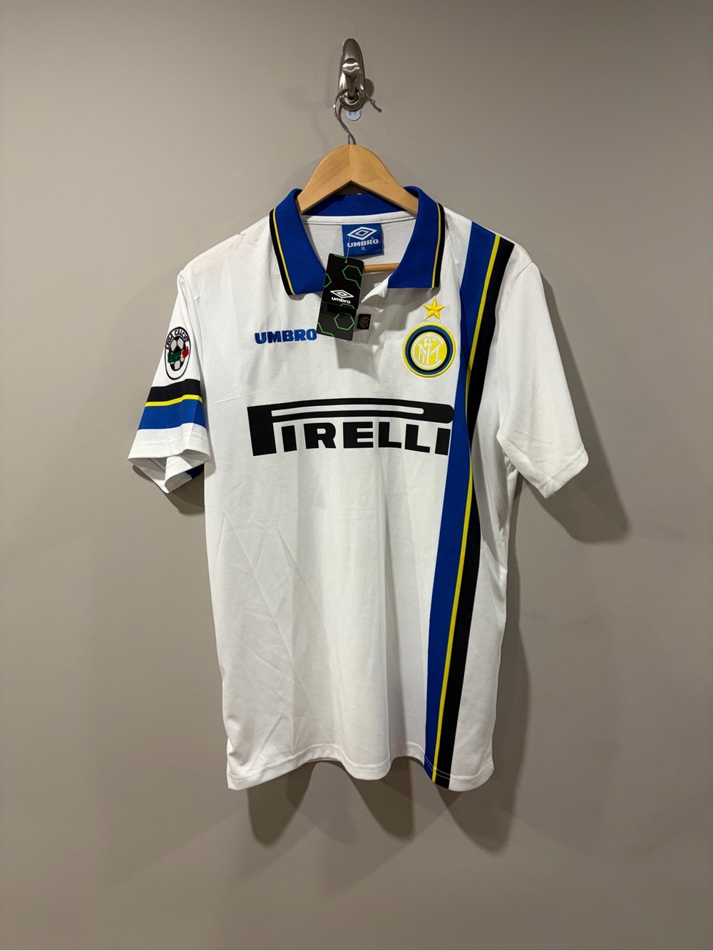 Inter Milan Ronaldo #10 Umbro Pirelli Soccer Jersey XL